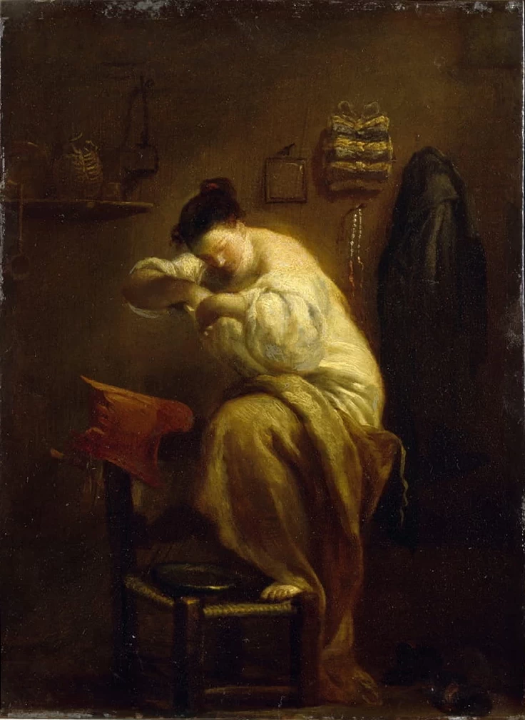Donna in cerca di pulci - State Hermitage Museum, St. Petersburg